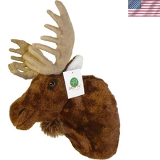 Adore 13'' Yukon The Moose Plush Wall Toy - Bendable Antlers, Cute Design