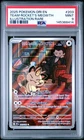 2025 POKEMON DRI EN-DESTINED RIVALS ILLUSTRATION RARE TEAM ROCKET'S MEOWTH PSA 9