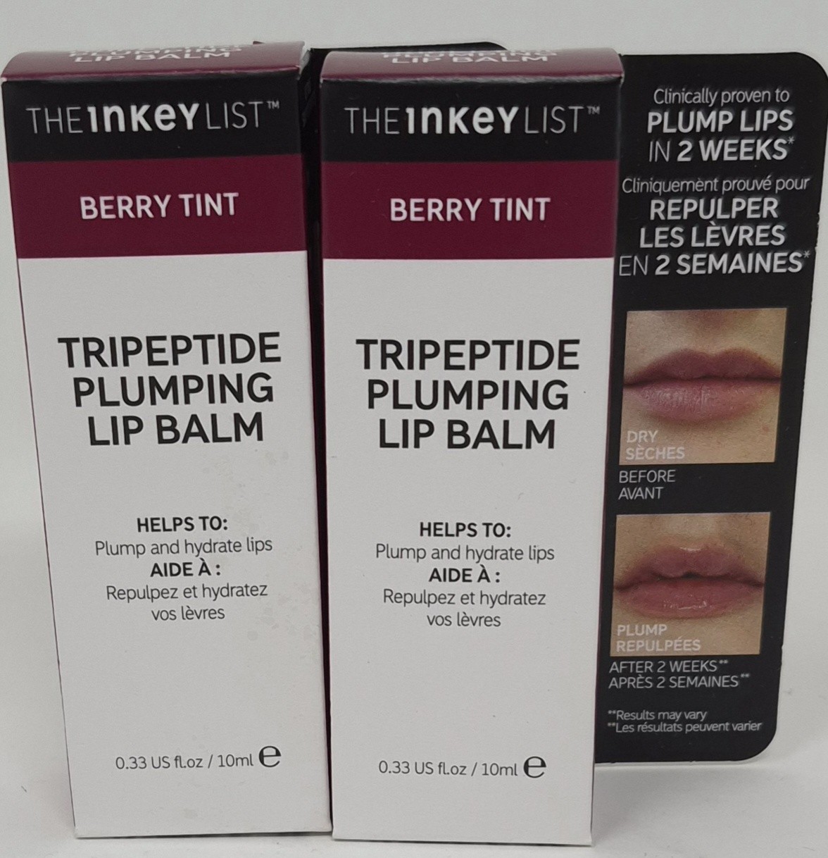 The Inkey List Tripeptide Plumping Lip Balm Berry 10Ml - Image 2