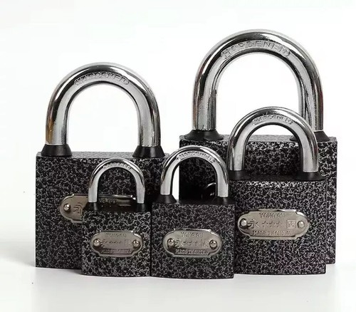 HEAVY DUTY CAST IRON PADLOCK SMALL LARGE OUTDOOR SAFETY SECURITY SHACKLE LOCK - Picture 7 of 10