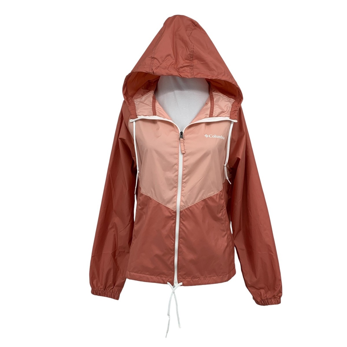 Columbia Jacket Womens XS Extra Small Two Tone Windbreaker Full