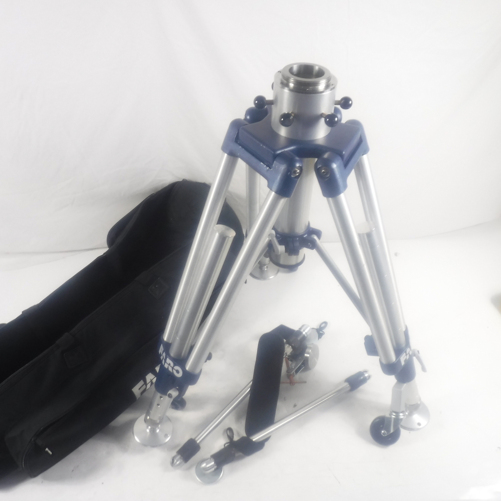 Faro Edge Heavy Duty Portable Rolling Arm Tripod With Case eBay