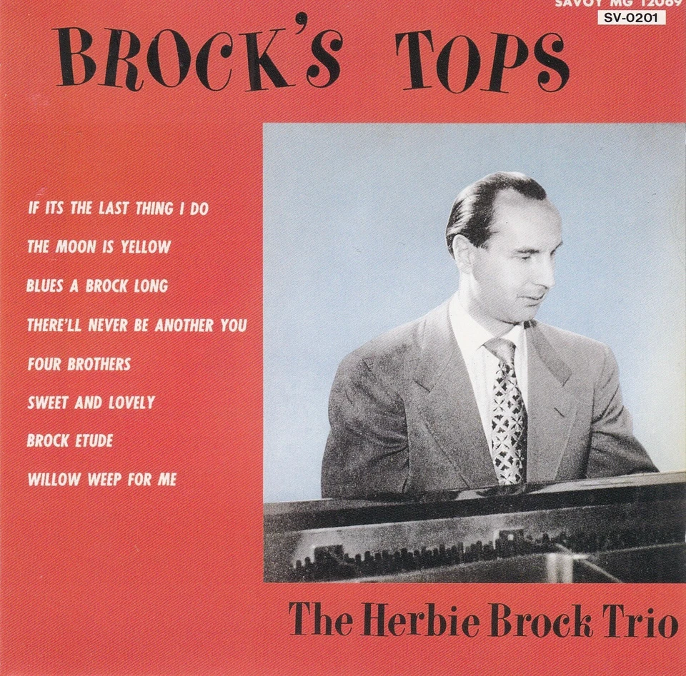 THE HERBIE BROCK TRIO Brock's Tops CD Album 1993 RAR & NEUWARE Jazz JAPAN Issue - Bild 2 von 4