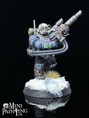 Warhammer 40k Tempestus Scions Astra Militarum Imperial Guard gut bemalt