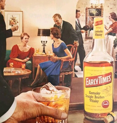 1962 Early Times Kentucky Bourbon Whiskey Advertisement Distillery Liquor HM2K