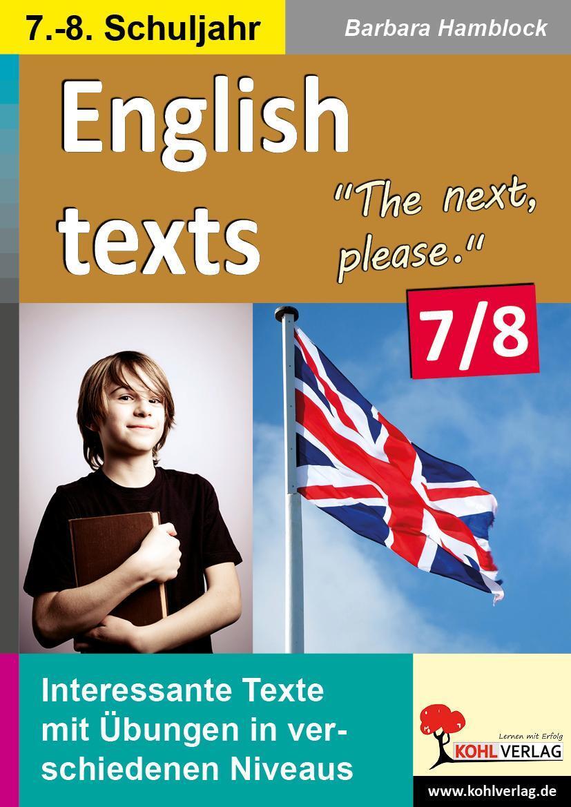 Barbara Hamblock English Texts - The Next, Please. / 7.-8. Schuljahr