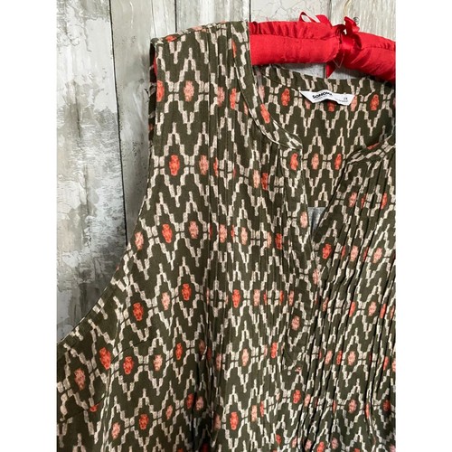 Neu mit Etikett Sonoma grün Leinenmischung Midi Tank Übergröße Kleid 1X - Bild 3 von 6