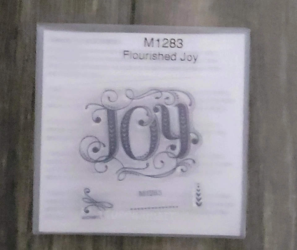 Estampillas de Navidad CTMH Feliz Navidad - Apiladas Noel - Alegría Florecida Foto 3 de 4