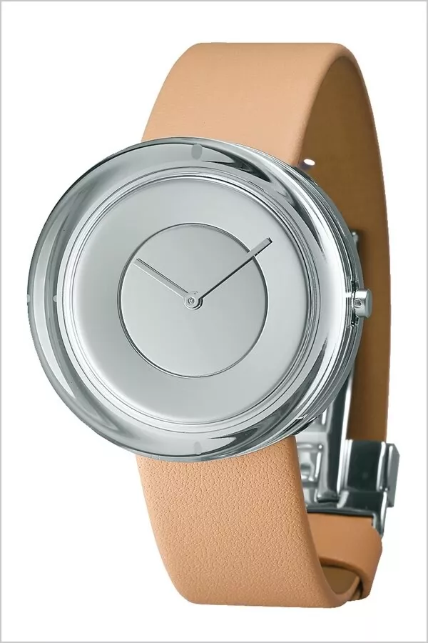 ISSEY MIYAKE Glass Watch Tokujin Yoshioka design NYAH003 Unisex Silver Japan New