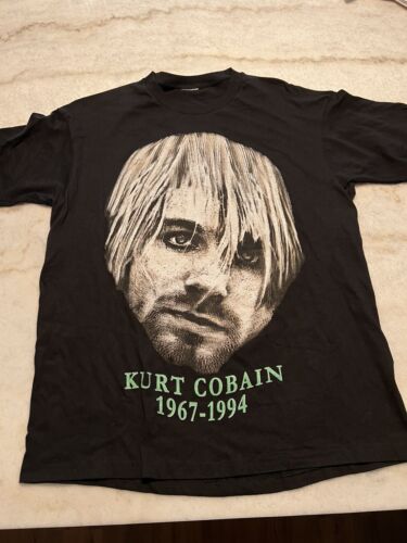 Vintage Black Kurt Cobain 1967-1994 Memorial Tribu