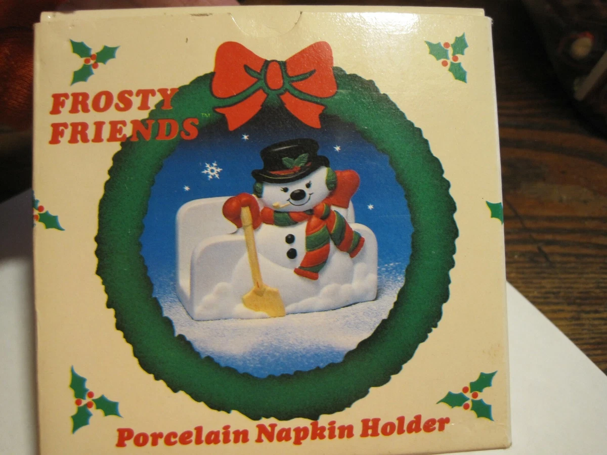 Snowman cheap napkin holder
