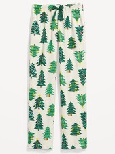 Old Navy Women  s Mid-Rise Printed Flannel Pajama Pants Christmas Size XXL 2X