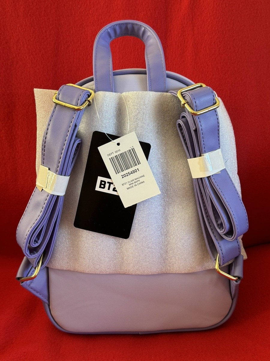bt21 claw machine mini backpack BT21 Claw Machine Backpack BNWT Authentic!