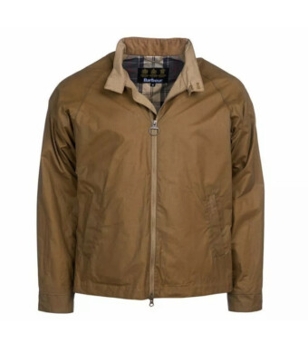 NEW Barbour Men's Ender Wax Jacket - Sand / Brown - XL | eBay