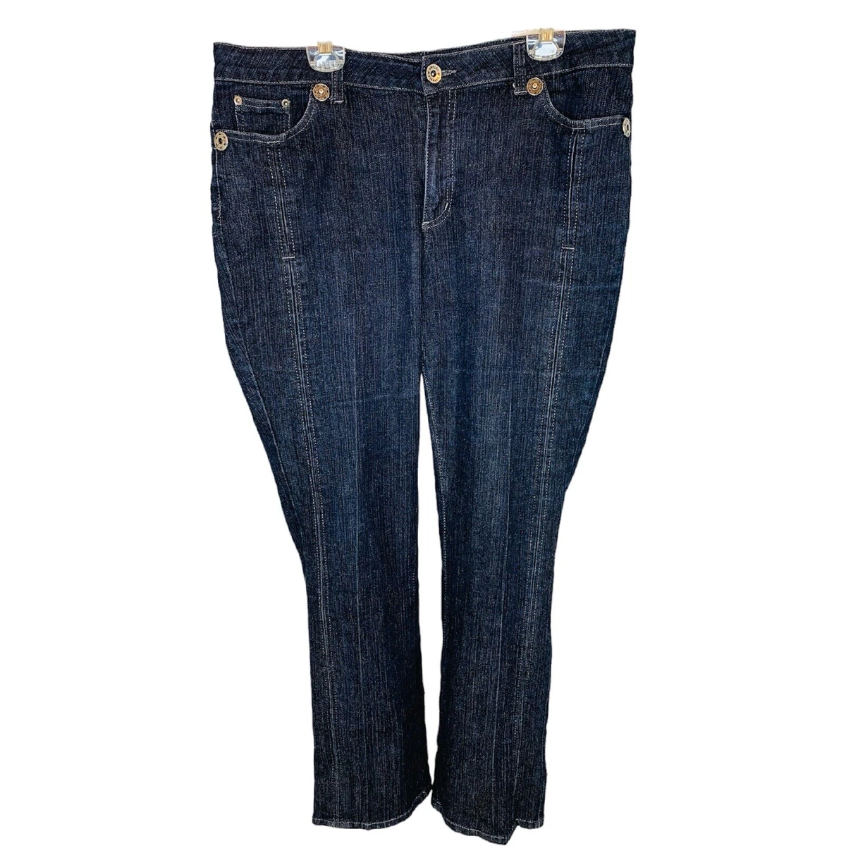 Jeans Ashley Stewart Taille 12 - Better Booty Push-up - Skinny Décoloré - Neuf Étiqueté