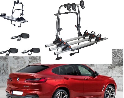 FAHRRADTRÄGER HINTEN STAND UP 3 SCHIENEN FÜR BMW X4 G02 BJ 2022 3 FAHRRÄDER HERREN DAMEN