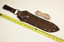 Custom THICK Leather { COLD STEEL-TRAILMASTER } universal sheath-USA!
