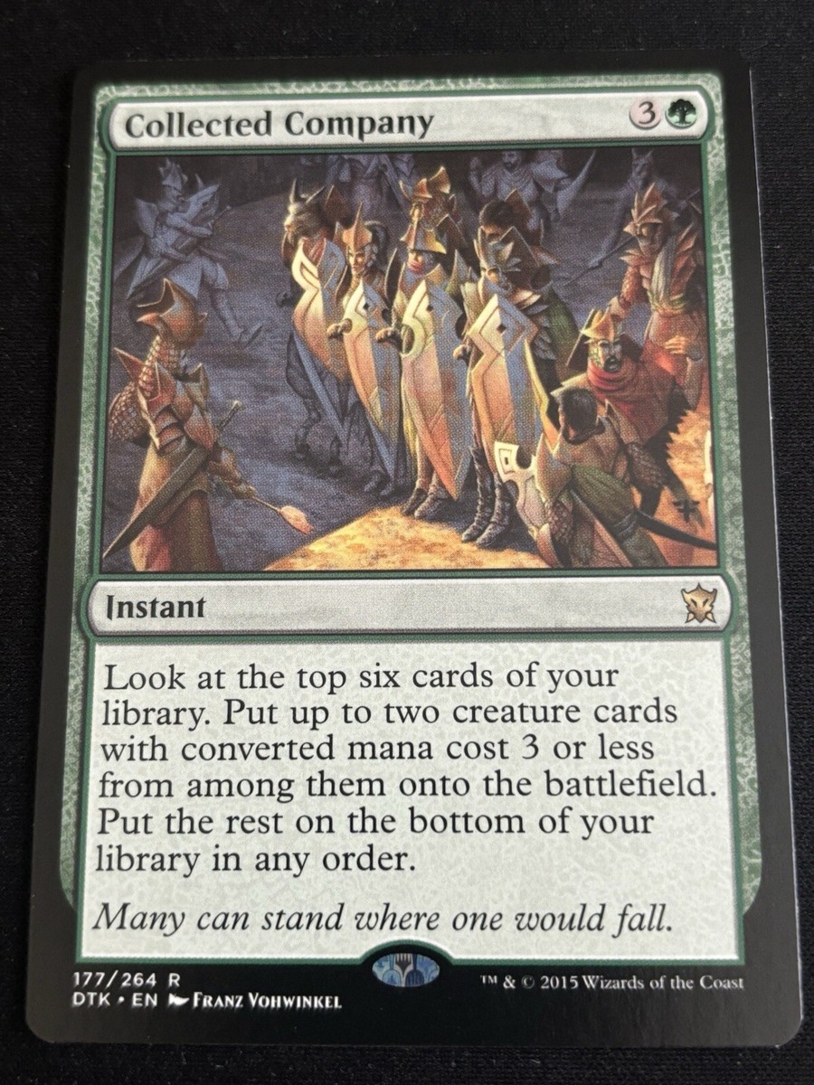 1x MTG Collected Company - Dragons of Tarkir (DTK) #177 - Magic the Gathering | eBay 1x MTG Collected Company - Dragons of Tarkir (DTK) #177 - Magic the Gathering | eBay