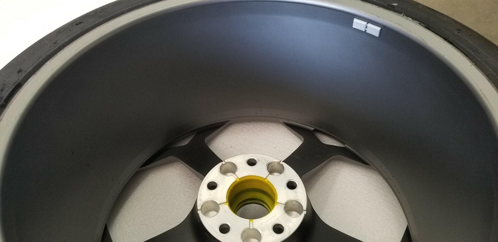 LAMBORGHINI URUS ALUMINUM NATH TITANIUM MATTE 22 REAR RIM WHEEL OEM 4ML601025L