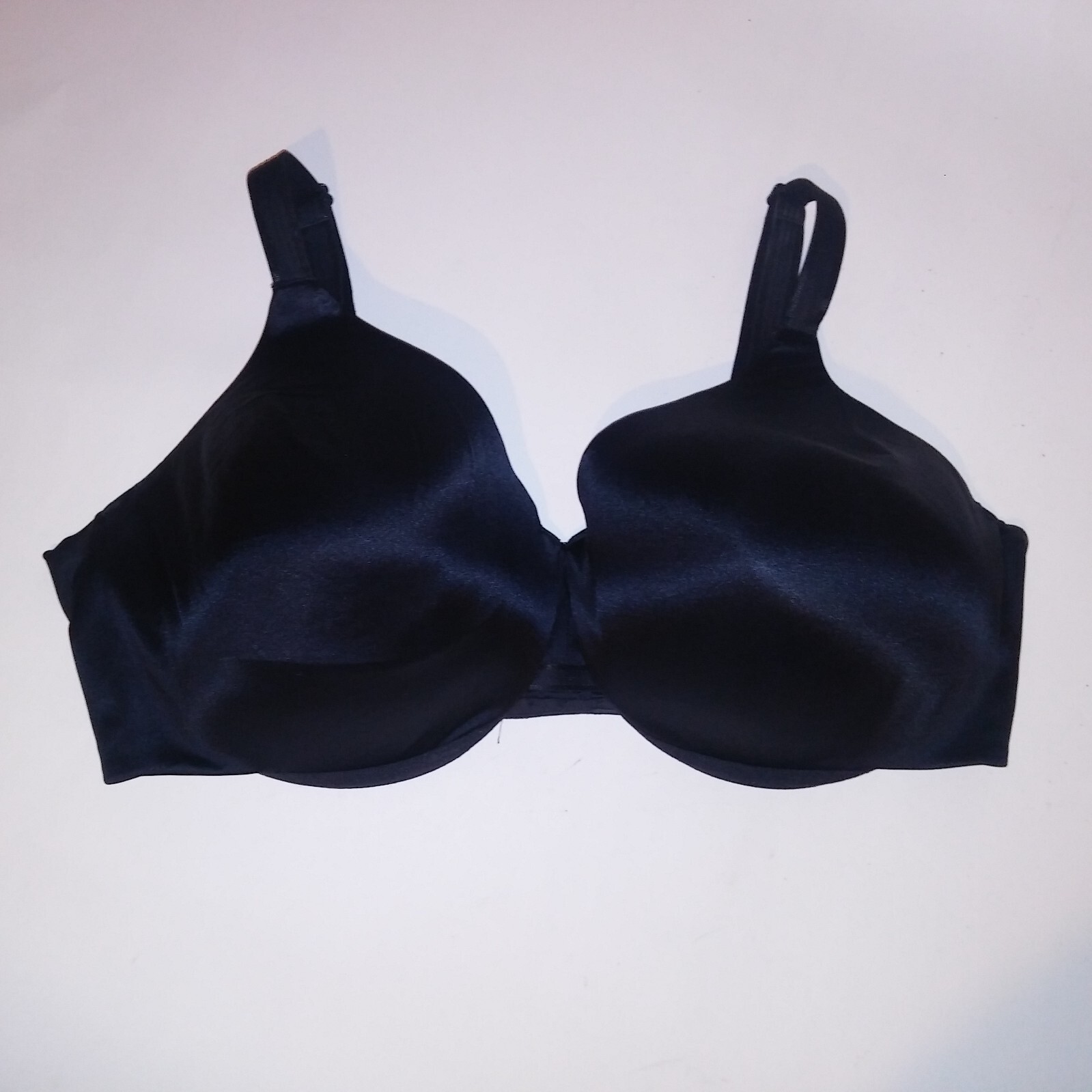 Bali Bra 42DD Lightly Lined Solid Black Underwire - image 2