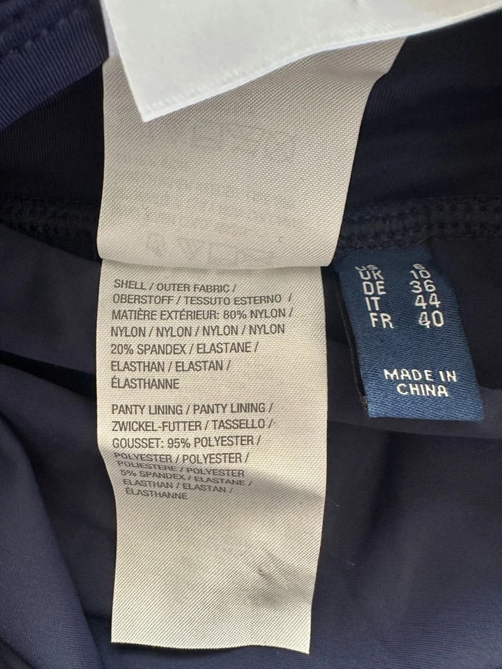 D&CO. Vestido sin mangas traje de baño de dos piezas con falda corta Foto 3 de 4