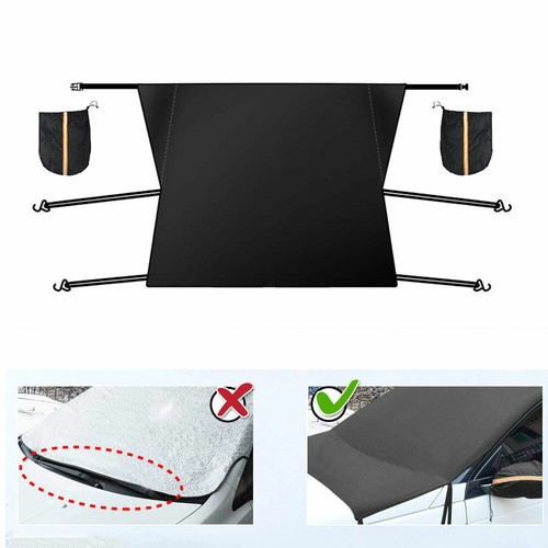 Car Snow Frost Shield Cover Front Windshield Sunshield Dust Protectors Universal - Picture 7 of 11