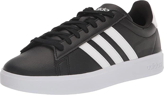 Scarpe stringate uomo Adidas Grand Court 2.0 sneaker GW9196 nero bianco nuove