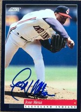 Jose Mesa Autographed 1994 Score #419