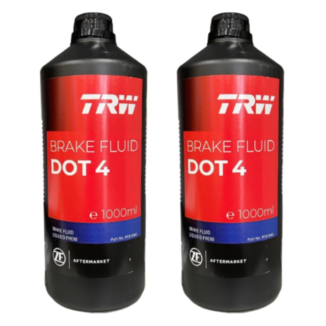 2 LITRI OLIO FRENI DOT 4 TRW PER AUTO E MOTO LT
