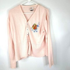 Disney Lady and the Tramp Pink Sweater Women's XL Excellent