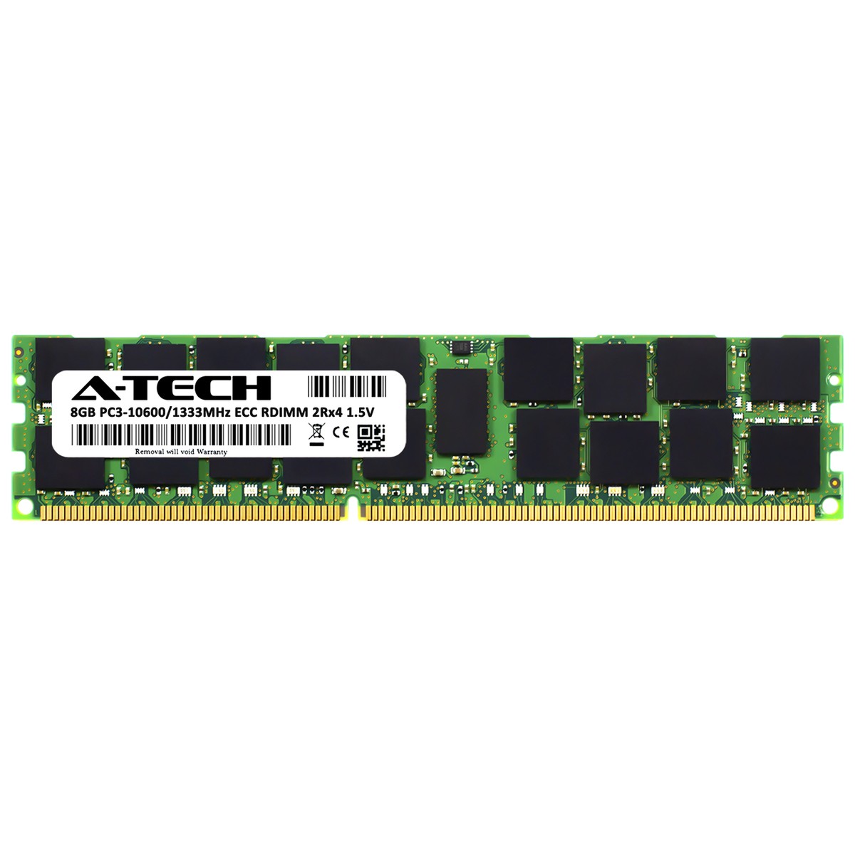 【合計144GB】8GB DDR3 ECC Reg（RDIMM） × 18枚 8GB PC3-10600R ECC REG RDIMM (Fujitsu S26361-F3604-L515 Equivalent