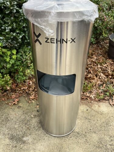 Zehn-X S.S. Wipe Dispenser/Trash Can 5 gal. Brand New Gym Wipe Dispenser