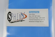 100X100X1mm Pad High Thermal Conductivity 8w/m-K For Laptop PC PlayStation Xbox