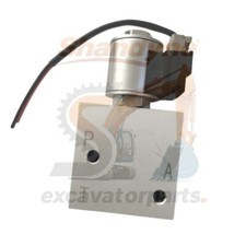 Excavator quick change connector hydraulic solenoid valve 12V/24V modified