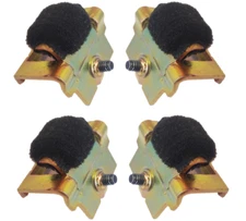 Window Glass Guide Bracket Set With Felt 1970-1981 Firebird/Trans AM and Camaro