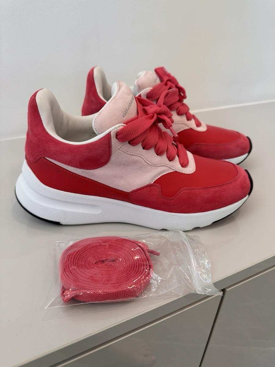 Alexander McQueen Pelle S. Gomma Runner Sneaker size 36 1/2