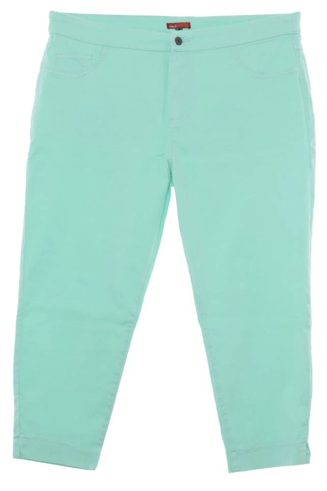 X Two Caprijeans Stretchjeans Eadaion Damen Slim Fit Mintgrün Größe 50 52 58 - Bild 1 von 1