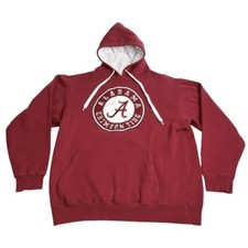 University Of Alabama Crimson Tide E5 Hooded Sweatshirt Size L