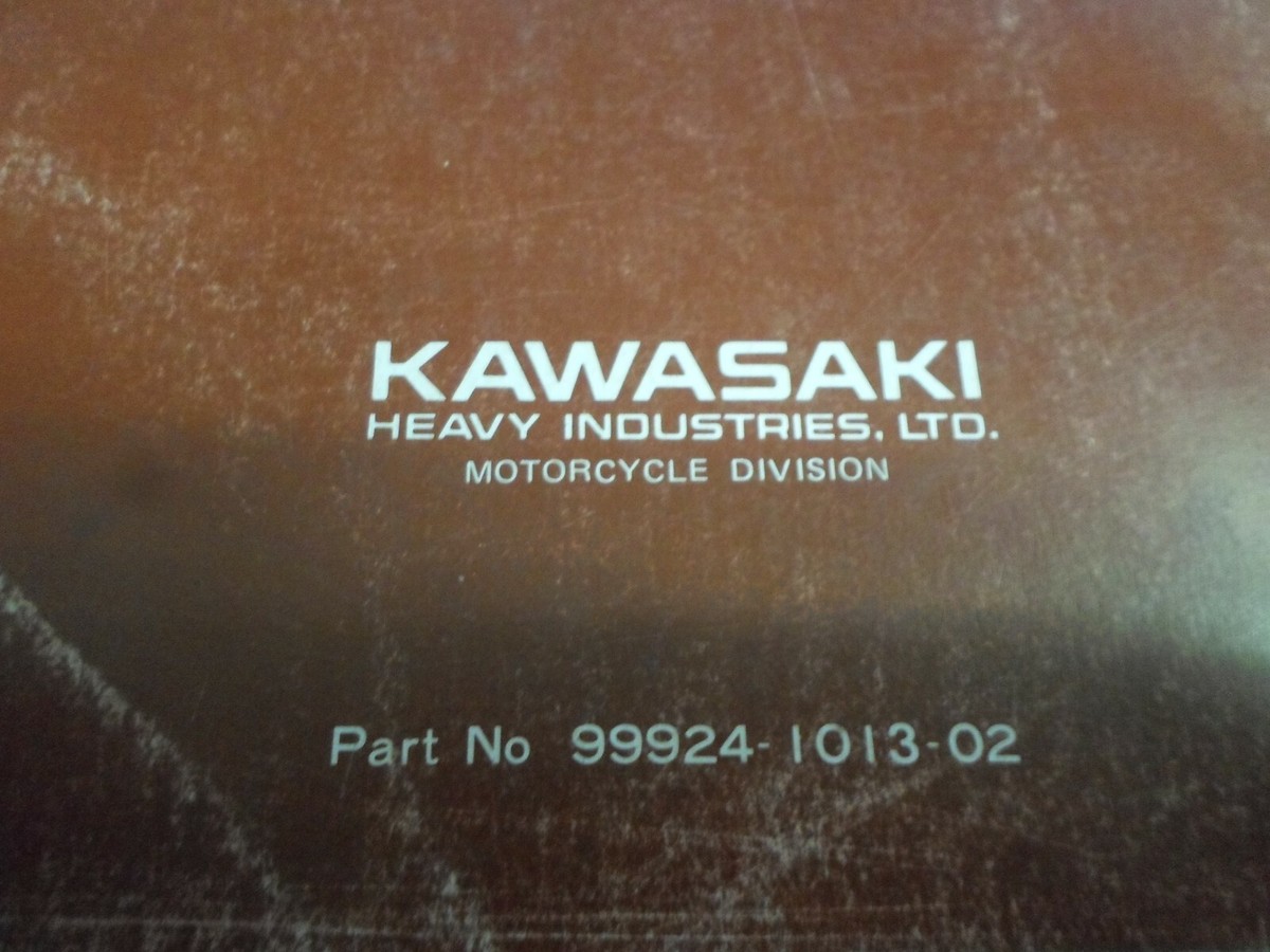 アクセサリー KZ750Four Service Manual Kawasaki Factory Service Manual Supplem. ZX-7 ZX-7R ZXR750