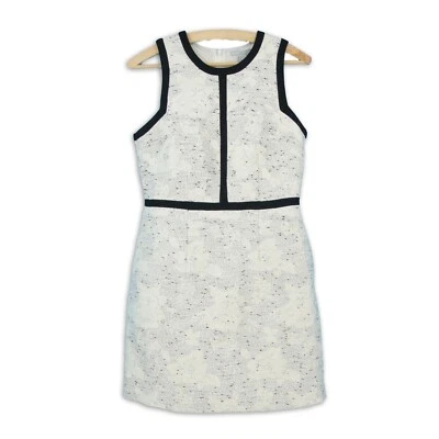 H&M Kleid Gr. 38 Damen Weiß Freizeit Oberteil Midikleid Bestickt Hochzeit Chic - Bild 1 von 4