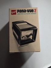 PanaVue 2 6562 Illuminated Slide Viewer for 35mm Slides Vintage NOS open Box