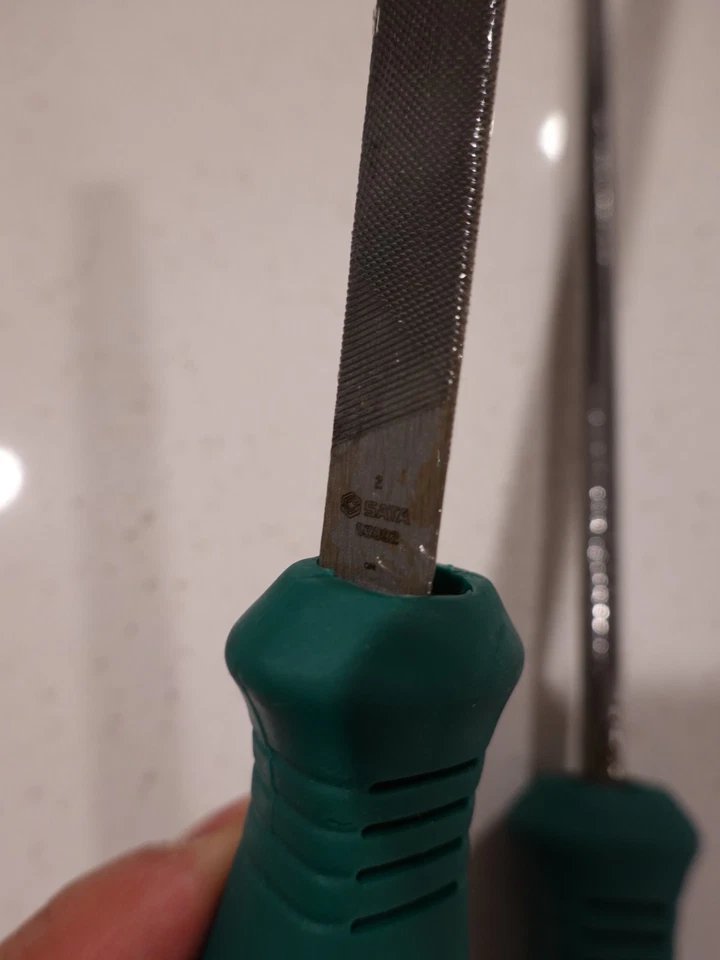 2) SATA 8" Files – 03992 Three Square & 03972 Round Second Cut – New - Image 4 of 4