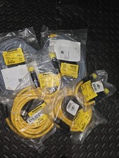 Turck Cordset Cable Lot (6) RKS 4.5T-15-RSS & CSSM/CSM CKM 12-12 New