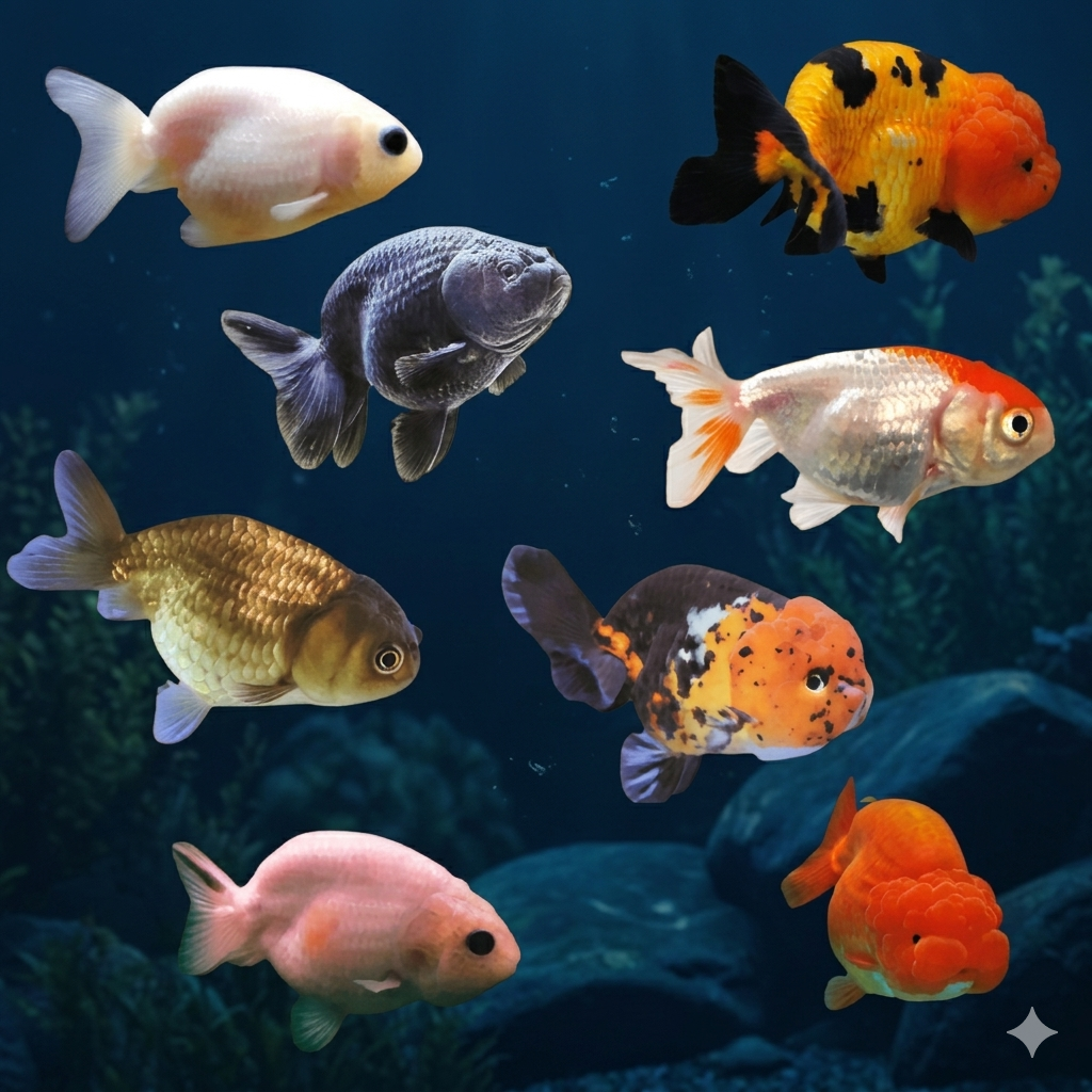 Ranchu Goldfish Live Fish Freshwater Aquarium 2.5-3 Inch Fancy | eBay