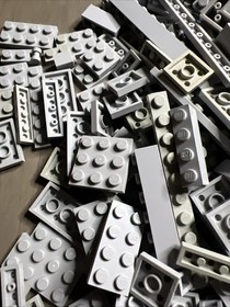Lego Light Bluish Gray Light Gray Bricks Plates Bulk Vintage Modern 310pcs