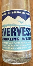 RARE VINTAGE EVERVESS 12 OZ SODA BOTTLE PEPSI COLA - New York, NY ACL