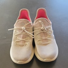 adidas Mesh Beige Pink Sneakers Unisex Kids Athletic Shoes US 2