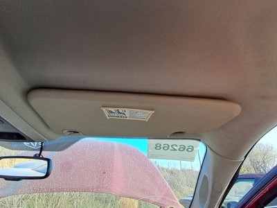 2012 Dodge 1500 Passenger Sun Visor Gray Used 268-01828R 4DR PU GRY ITC V3