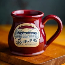 Sunset Hill House Inn - Sugarhill, New Hampshire Deneen Pottery Mug UNUSED 11 oz