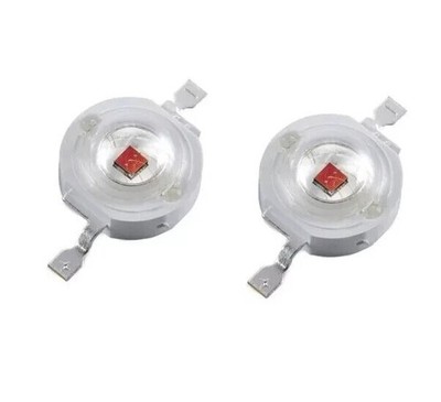 10PCS 1W Red Led Chip High Power LED Beads 50LM Red NEW YL *lm